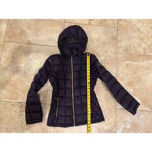 Michael Kors Packable Down Fill Puffer Jacket/Coat Dark Purple Women -Sz XS